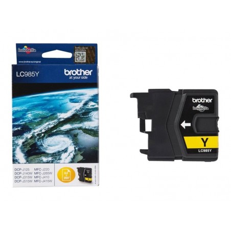 BROTHER LC985Y Tusz Brother LC985Y yellow 260str DCPJ125 / J315w / J515w / J220 / J265w