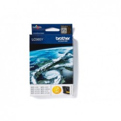 BROTHER LC985Y Tusz Brother LC985Y yellow 260str DCPJ125 / J315w / J515w / J220 / J265w