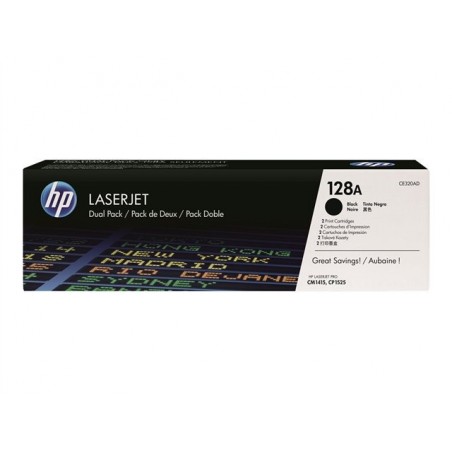 HP Toner nr 128AD CE320AD Black 2pack 2x2K HP Toner nr 128AD CE320AD Black 2pack 2x2K
