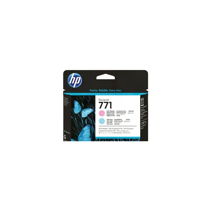 HP 771 original printhead light magenta and light cyan standard capacity 1-pack HP 771 original printhead light magenta and light cyan standard capacity 1-pack