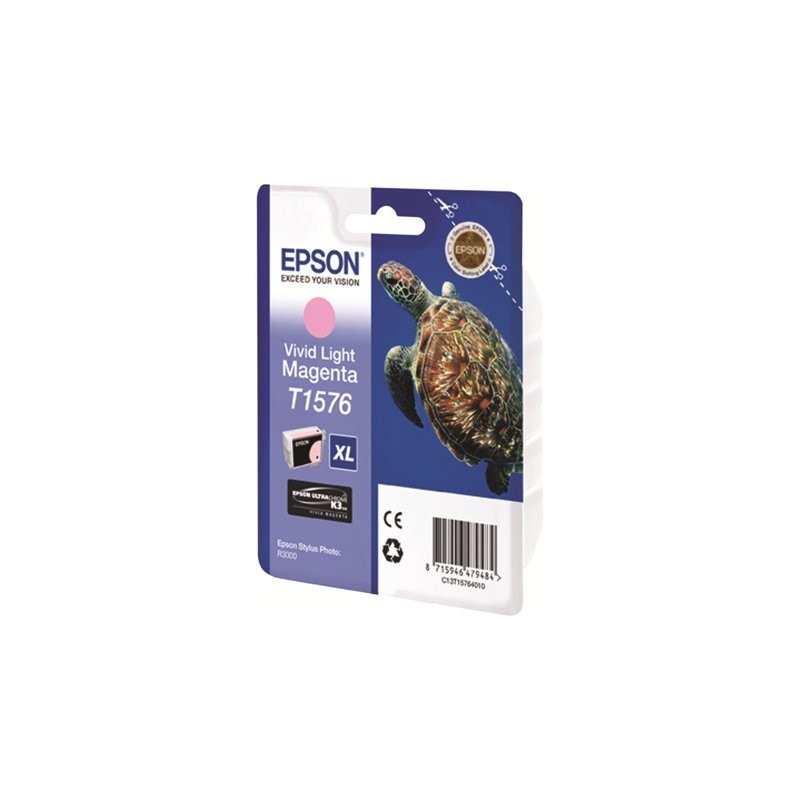 EPSON C13T15764010 Tusz Epson T1576 vivid light magenta 25,9 ml R3000