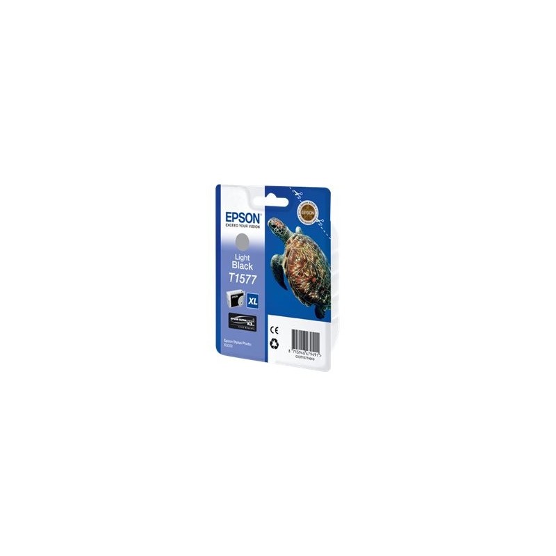 EPSON C13T15774010 Tusz Epson T1577 light black 25,9 ml R3000