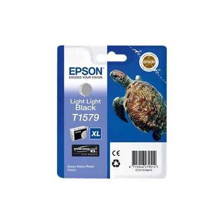 EPSON C13T15794010 Tusz Epson T1579 light light black 25,9 ml R3000