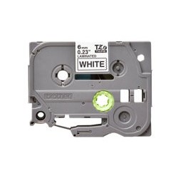 BROTHER TZe211 Taśma Brother 6mm BLACK ON WHITE