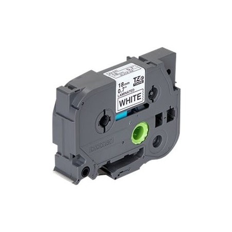 BROTHER TZE241 Brother TZE241 Banda laminata 18 mm BLACK ON WHITE