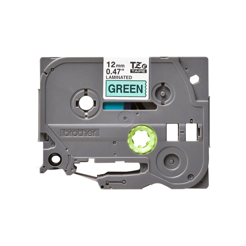 BROTHER TZe731 Taśma Brother 12mm BLACK ON GREEN