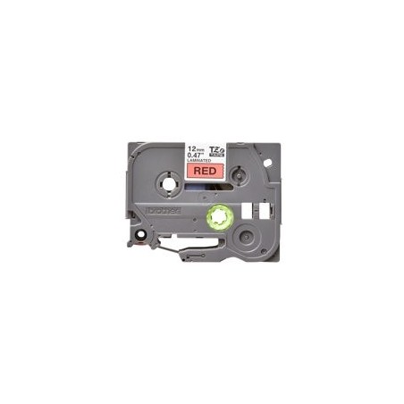 BROTHER TZe431 Taśma Brother 12mm BLACK ON RED