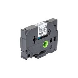 BROTHER TZeS211 Taśma Brother 6mm BLACK ON WHITE ADHESIVE TAPE