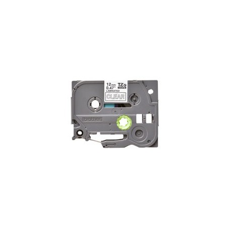 BROTHER TZE135 Taśma Brother 12mm WHITE ON CLEAR