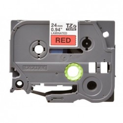 BROTHER TZE451 Taśma Brother 24mm BLACK ON RED