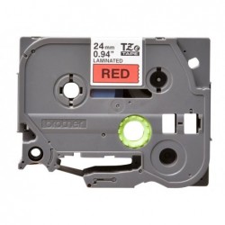 BROTHER TZE451 Taśma Brother 24mm BLACK ON RED