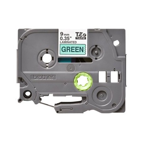 BROTHER TZe721 Taśma Brother 9mm BLACK ON GREEN