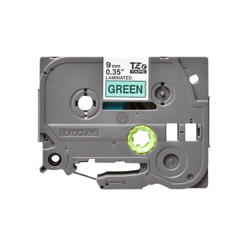 BROTHER TZe721 Taśma Brother 9mm BLACK ON GREEN