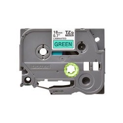 BROTHER TZe741 Taśma Brother 18mm BLACK ON GREEN