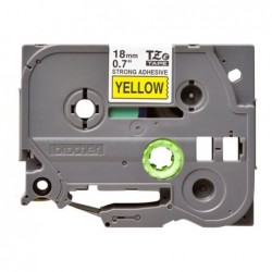 BROTHER TZES641 Taśma Brother 18mm BLACK ON YELLOW ADHESIVE TAPE