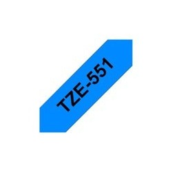 BROTHER TZE551 Taśma Brother 24mm BLACK ON BLUE