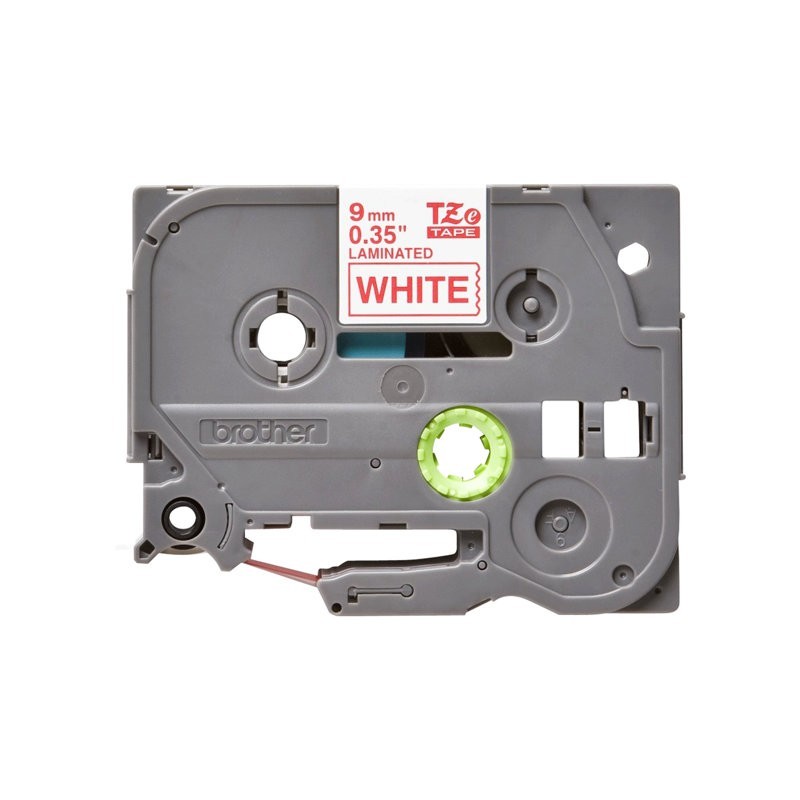 BROTHER TZe222 Taśma Brother 9mm RED ON WHITE