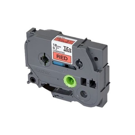 BROTHER TZe441 Taśma Brother 18mm BLACK ON RED