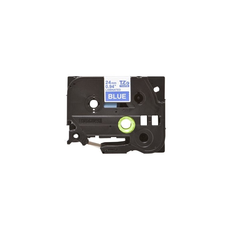 BROTHER TZE555 Taśma Brother 24mm WHITE ON BLUE