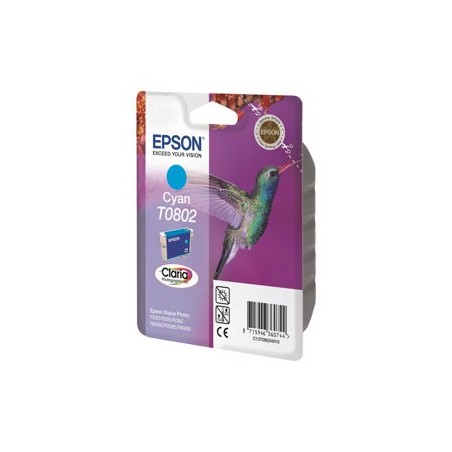 EPSON C13T08024011 Tusz Epson T0802 cyan Stylus photo R265/285/360,RX560/585/685