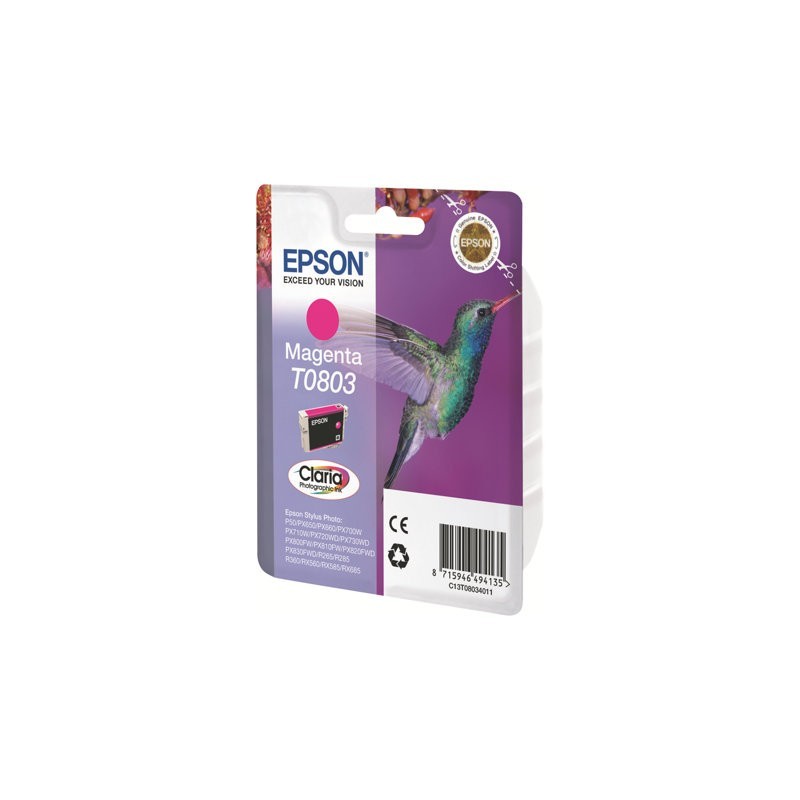 EPSON C13T08034011 Tusz Epson T0803 magenta Stylus photo R265/285/360,RX560/585/685
