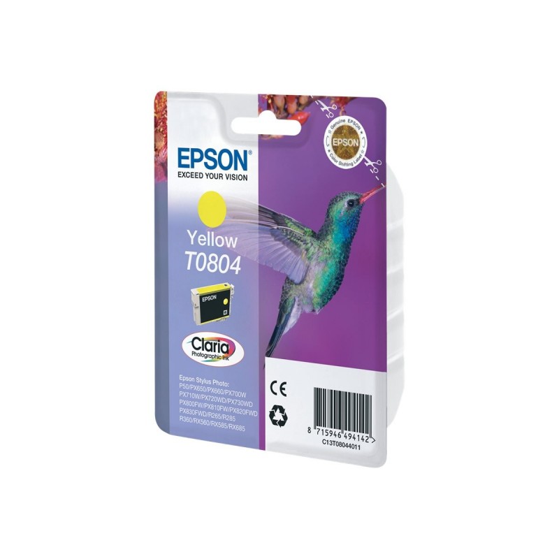 EPSON C13T08044011 Tusz Epson T0804 yellow Stylus photo R265/285/360,RX560/585/685