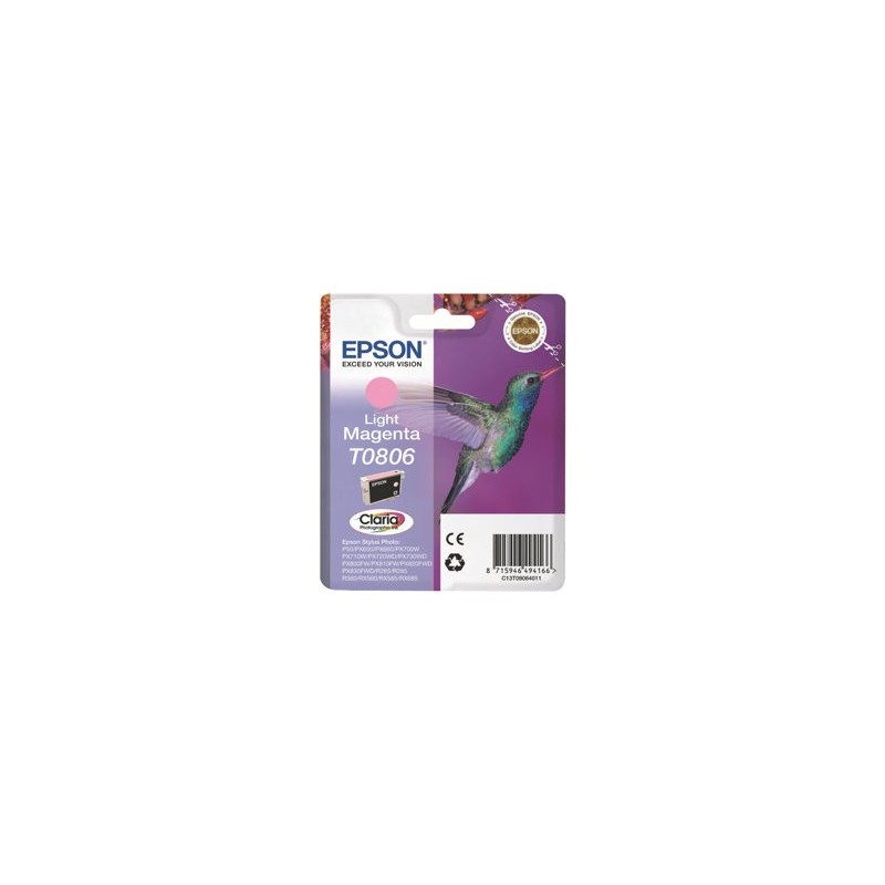 EPSON C13T08064011 Tusz Epson T0806 light magenta Stylus photo R265/285/360,RX560/585/685