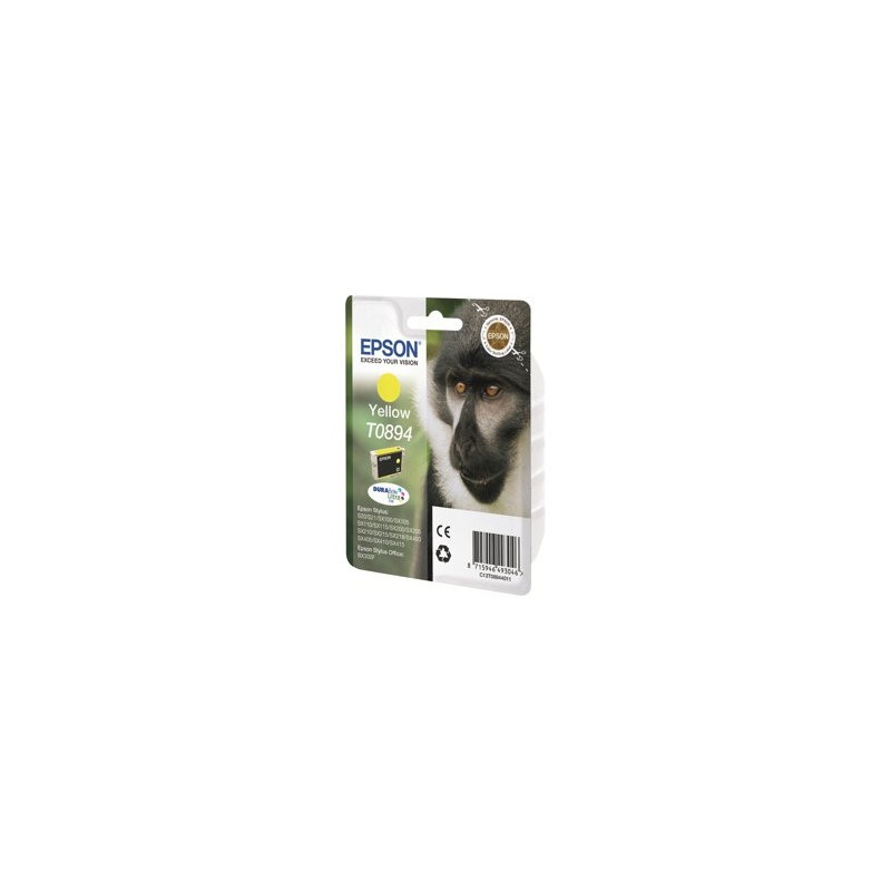 EPSON C13T08944011 Tusz Epson T0894 yellow DURABrite 3.5ml Stylus S20/SX100/SX105/SX200/SX20