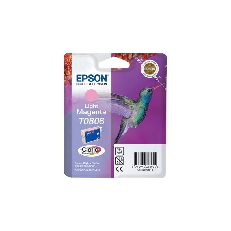 EPSON C13T08014011 Tusz Epson T0801 black Stylus photo R265/285/360,RX560/585/685