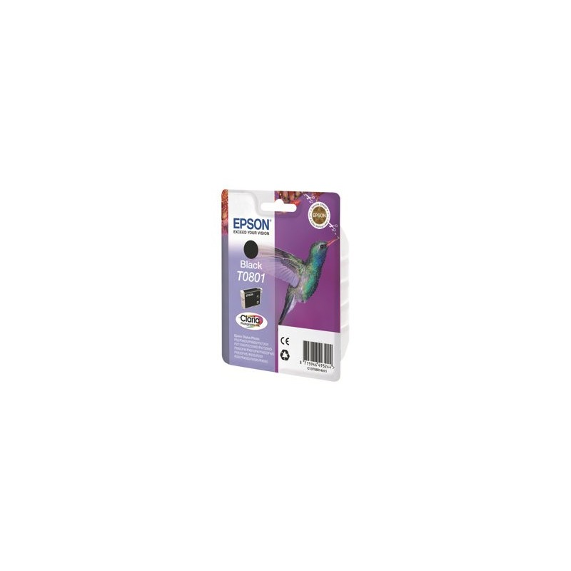 EPSON C13T08014011 Tusz Epson T0801 black Stylus photo R265/285/360,RX560/585/685