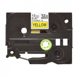 BROTHER TZEFX631 Taśma Brother 12mm BLACK ON YELLOW FLEXIBLE ID