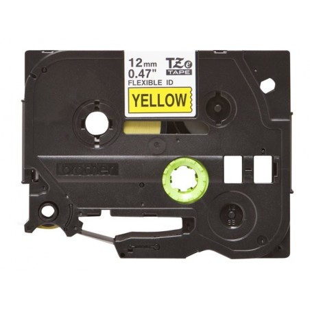 BROTHER TZEFX631 Taśma Brother 12mm BLACK ON YELLOW FLEXIBLE ID
