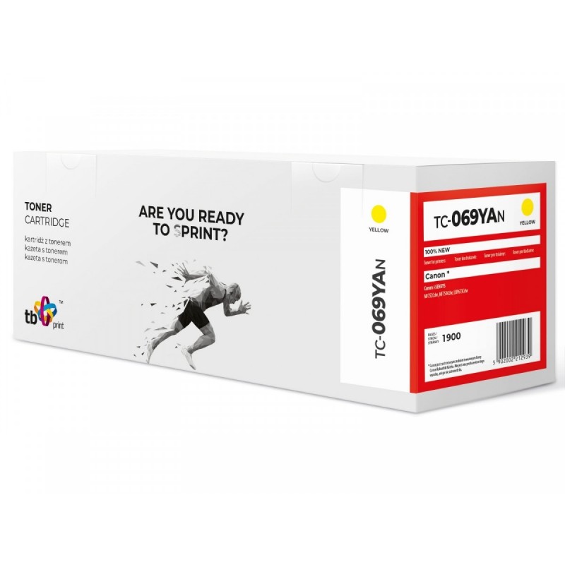 Toner do Canon MF752 CRG069 TC-069YAN Żółty 100% nowy 