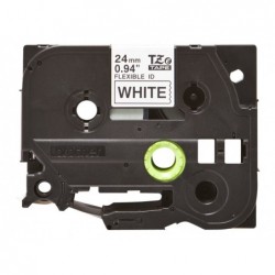 BROTHER TZEFX251 Taśma Brother 24mm BLACK ON WHITE FLEXIBLE ID