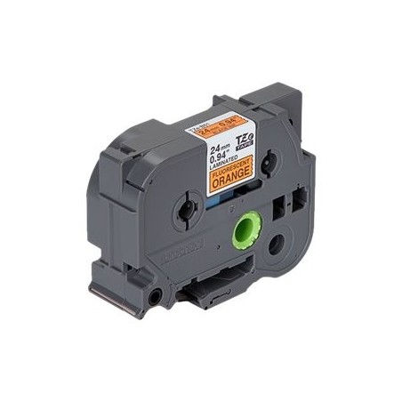 BROTHER TZEB51 Taśma Brother 24mm BLACK ON FLUO. ORANGE