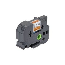 BROTHER TZEB51 Taśma Brother 24mm BLACK ON FLUO. ORANGE