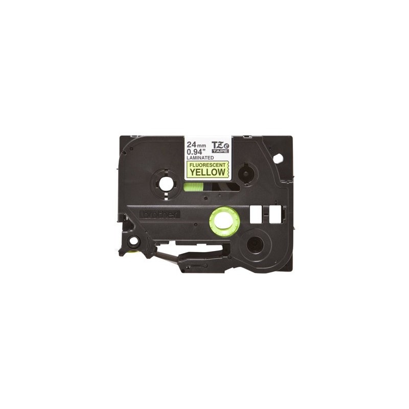 BROTHER TZEC51 Taśma Brother 24mm BLACK ON FLUO. YELLOW