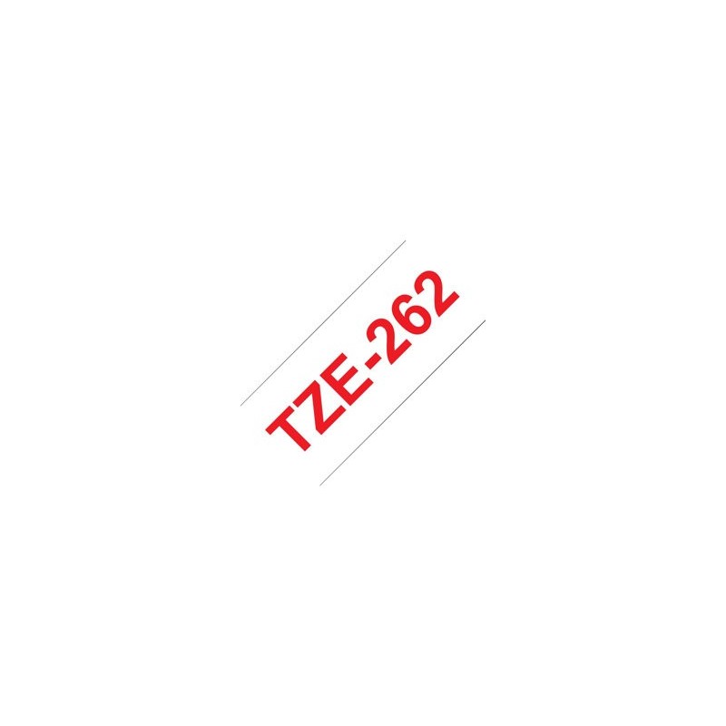 BROTHER TZE262 Taśma Brother 36mm RED ON WHITE