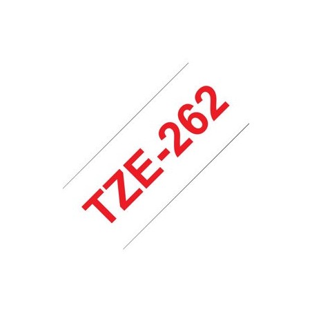 BROTHER TZE262 Taśma Brother 36mm RED ON WHITE