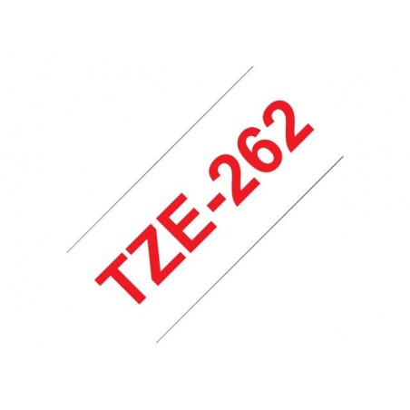 BROTHER TZE262 Taśma Brother 36mm RED ON WHITE