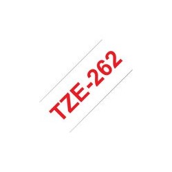 BROTHER TZE262 Taśma Brother 36mm RED ON WHITE