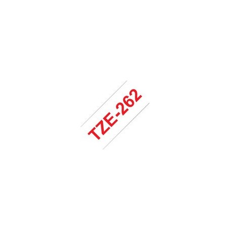 BROTHER TZE262 Taśma Brother 36mm RED ON WHITE