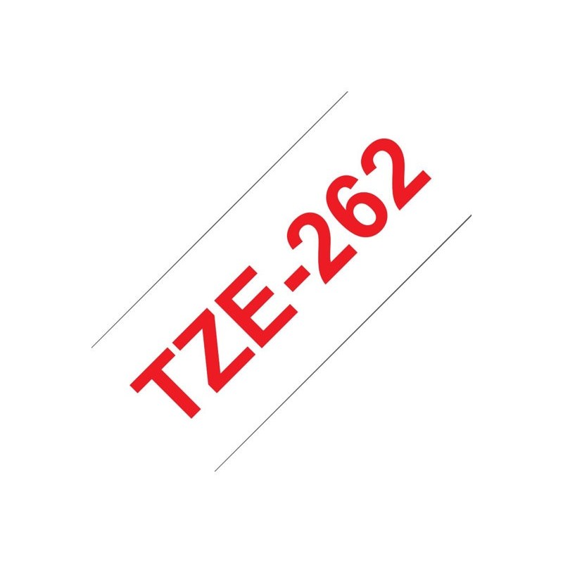BROTHER TZE262 Taśma Brother 36mm RED ON WHITE
