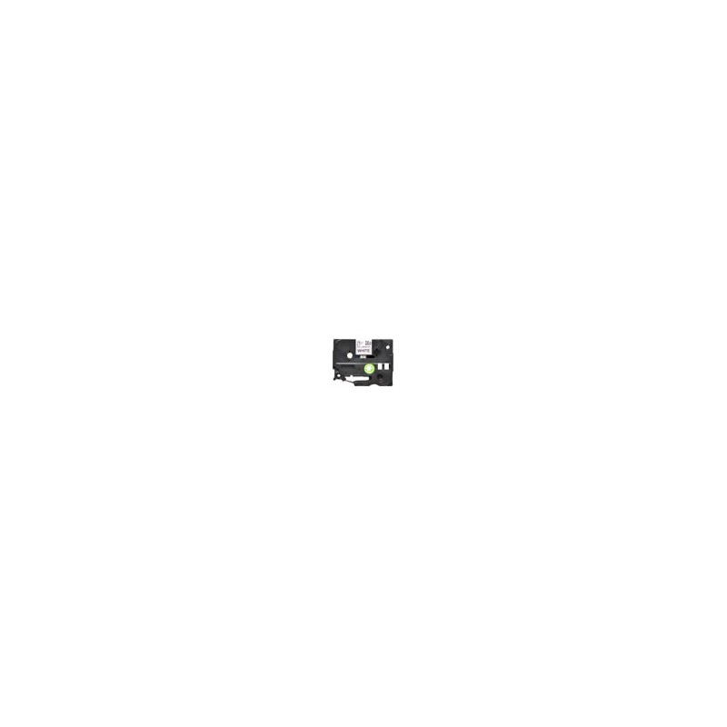 BROTHER TZEN241 Taśma Brother 18mm BLACK ON WHITE NON LAMINATED