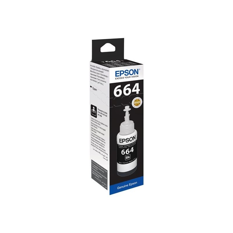 EPSON C13T66414A Tusz Epson T6641 black 70ml L100/L200