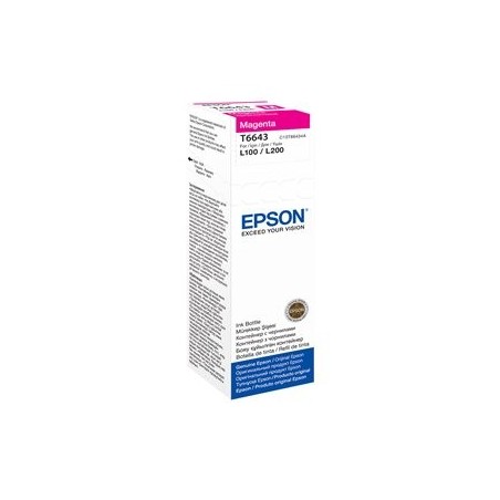EPSON C13T66434A Tusz Epson T6643 magenta 70ml L100/L200