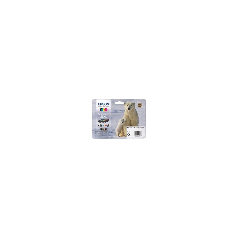 EPSON C13T26364010 Zestaw Epson T2636 XL CMYK Claria Multi Pack XP-600/700/800