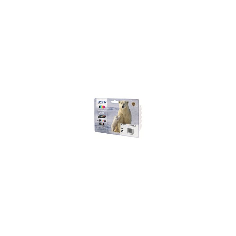 EPSON C13T26364010 Zestaw Epson T2636 XL CMYK Claria Multi Pack XP-600/700/800
