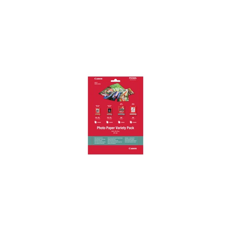 CANON Photo Paper Variety Pack A4 & 10 x 15cm VP-101