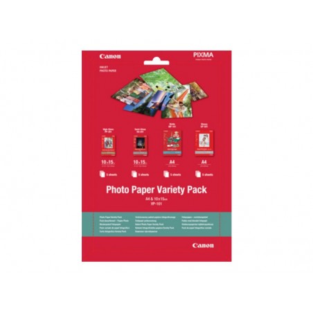 CANON Photo Paper Variety Pack A4 & 10 x 15cm VP-101
